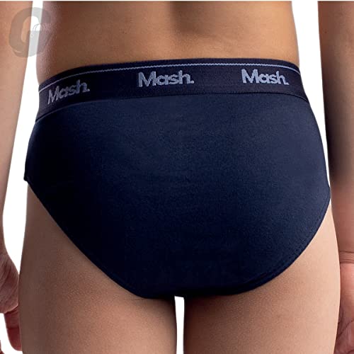 Kit 04 Cuecas Infantil Slip Mash Algodão Meninos | 1 Preto - 1 Branco - 1 Vermelho - 1 Azul Diesel |