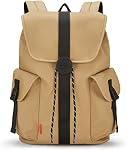 mixi Travel Laptop Backpack for Women & Men Carry On Backpack fits 16'' Laptop, Waterproof Lightweight Casual Hiking Weekender Bags Rucksack, 17 Inch, Mocha Brown