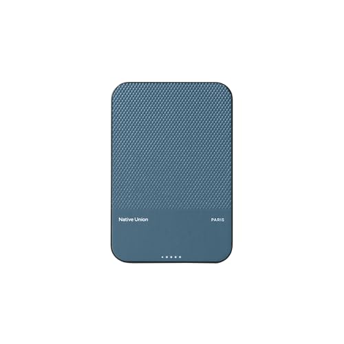 Native Union (Re) Classic Power Bank | Magnétique 5000 mAh Qi2 MagSafe 15W – Batterie Externe...