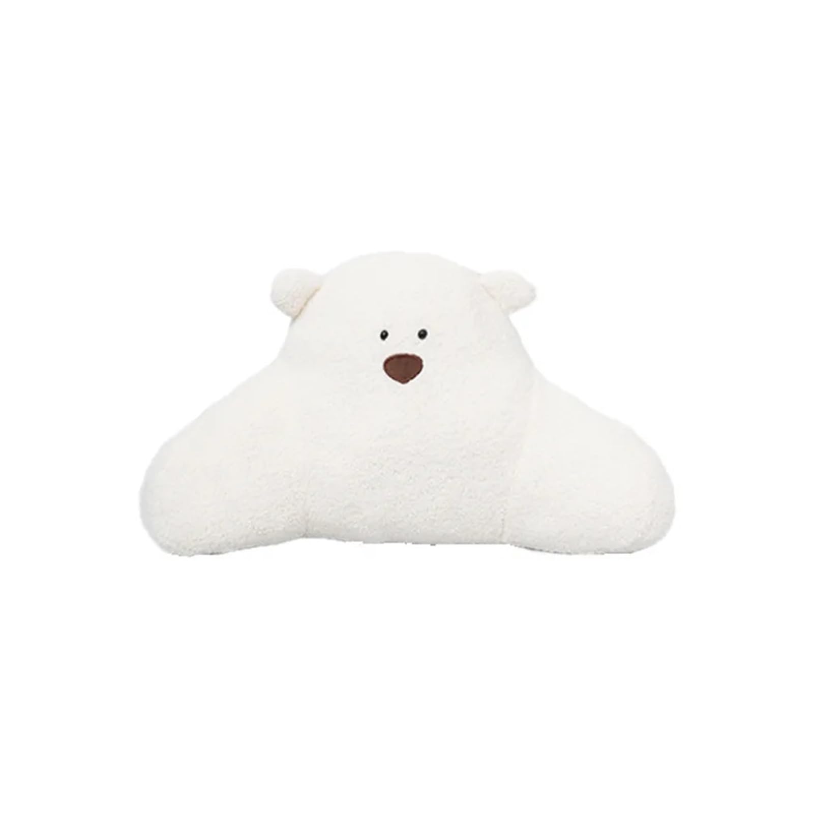 Hviyroi car seat cushion Plush Car Lumbar Support Pillow Bow