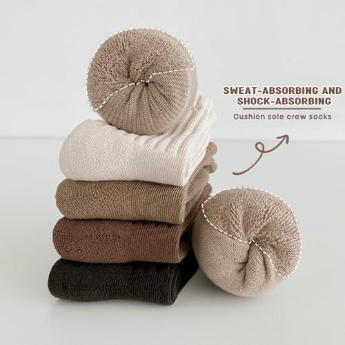 Wool Socks Toddler Boys Girls Winter Thermal Warm Cozy Soft Thick Crew Socks 5 Pairs4