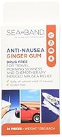 Algopix Similar Product 19 - AntiNausea Ginger Gum 24 Count Pack