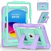 Dinines – Funda protectora para iPad A16 de 11ª generación de 11 pulgadas (2025)/10ª generación de 10.9 pulgadas (2022), funda protectora resistente a prueba de golpes para iPad a16 con soporte