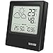 Produktbild MAVORI® Wetterstation Funk mit Außensensor und Wettervorhersage - Hygrometer und Thermometer innen/aussen mit genauen Messwerten - Anzeige von Wettertrend und Uhrzeit - schlichtes und edles Design