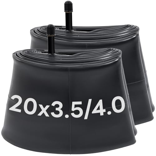 FengCan 2本 20 3.5 チューブ,自転車 チューブ 20x3.5/4.0,米式バルブ 32mm,タイヤチューブ 20x3.5/20x4.0,適用20インチマウンテンバイク クロスバイク(適用範囲20x3.5-20x4.0)(HD016)