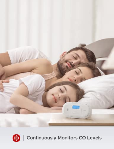 X-Sense Kohlenmonoxidmelder mit LCD, 10-Jahres-Batterie, XC04-R, 1 Stück – Ansicht 6