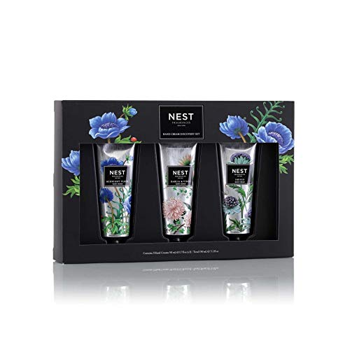 NEST Fragrances Hand Cream Discovery Set (Midnight Fleur, Dahlia & Vines, Indigo)