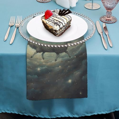 Servilletas de Tela Reutilizables con Diseño Floral 4 Piezas miniatura 4