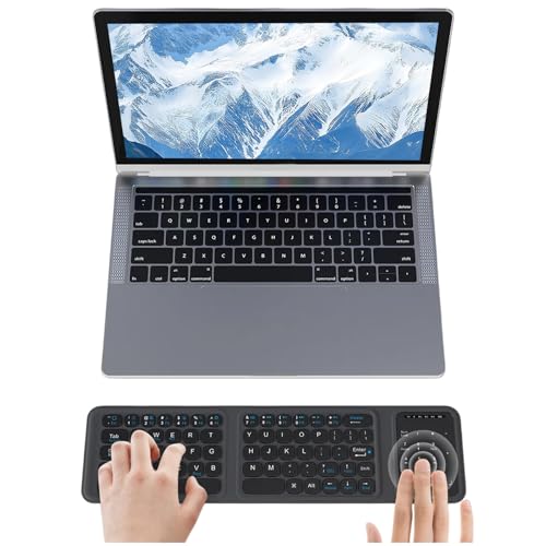 Teclado inalámbrico Bluetooth plegable y portátil para viajes 2