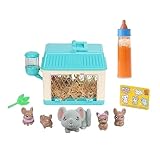 INCREDITOYZ Little Live Mama Surprise Pet! Minis Lil' Mouse Set Toy Gift Bundle