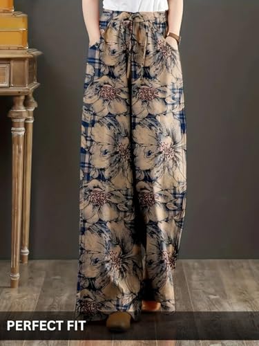 Image of Leriya Fashion Women's Trouser|Sharara | Boho Harem Pants|Rayon Palazzo Plazo Pant| Loose Fit Baggy Trousers with Elastic Waistband|Casual Yoga & Lounge Wear (Available in Plus Size)