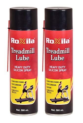 Roxila® Treadmill Lubricant Spray For Belt - Heavy Duty Silicone Spray - 500 ML Each (Set Of 2)