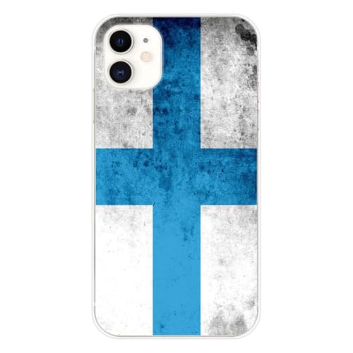 1001coques Coque Compatible avec Apple iPhone 11 - Housse Fine en Silicone Transparente - Design Drapeau Marseille