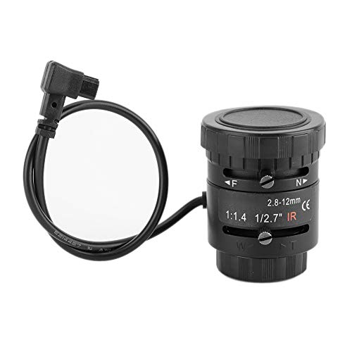 Natudeco 3MP 2.8-12mm HD Auto Aperture Zoom Focals Length Lens Professional Camcorder Lens Professional Camcorder Lens for Security Camera