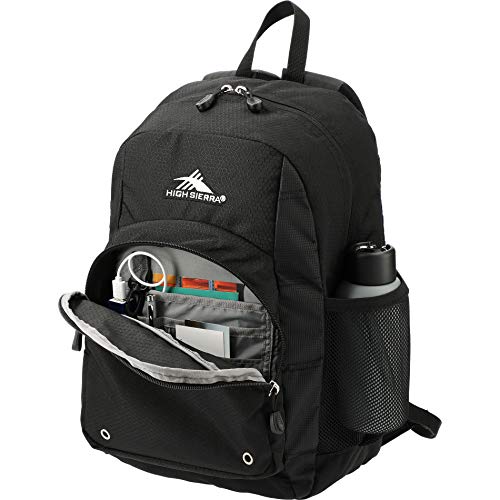 Image of KROGER : High Sierra Impact Backpack Sports pack Backpack Casual Waterproof Laptop Bag /Backpack for Men Women Boys Girls /Office School College Overland 15 inch Computer Backpack (8050-12BK)