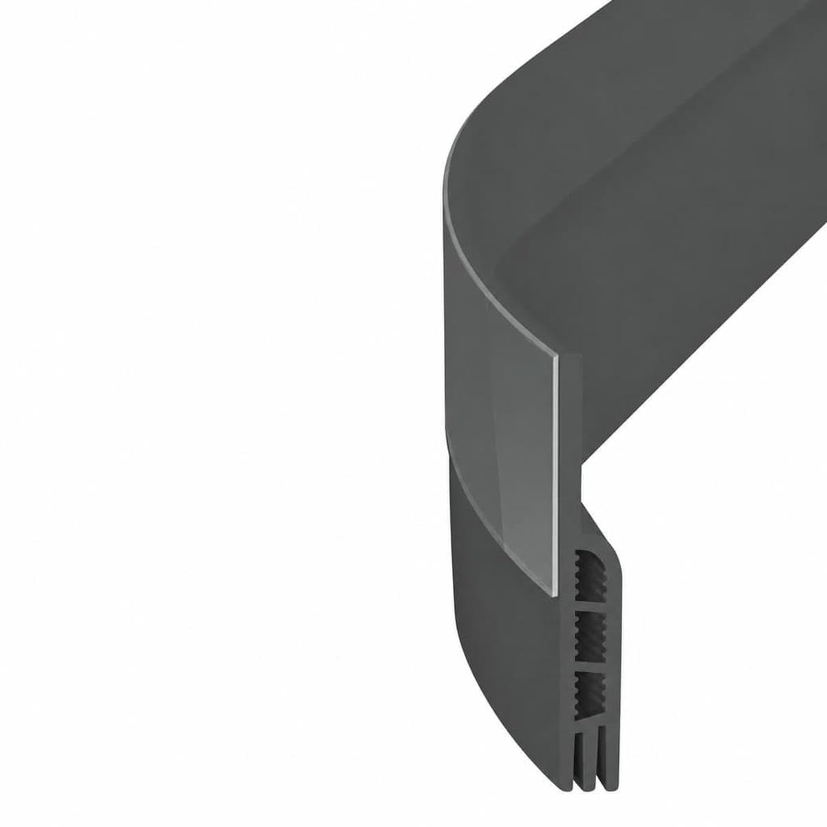 Door Draft Stopper Under Door Draft Blocker Insulator Door Sweep Weather Stripping Noise Stopper Strong Adhesive-Gray