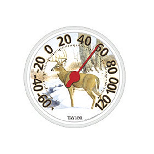Taylor 6709E 13-1/2" Large Dial Deer Thermometer
