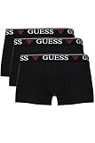 Grande Valeur 3-Pack Guess Trunk 3Pack sous-Vêtements De Sport, Noir (Jet Black), Medium Homme