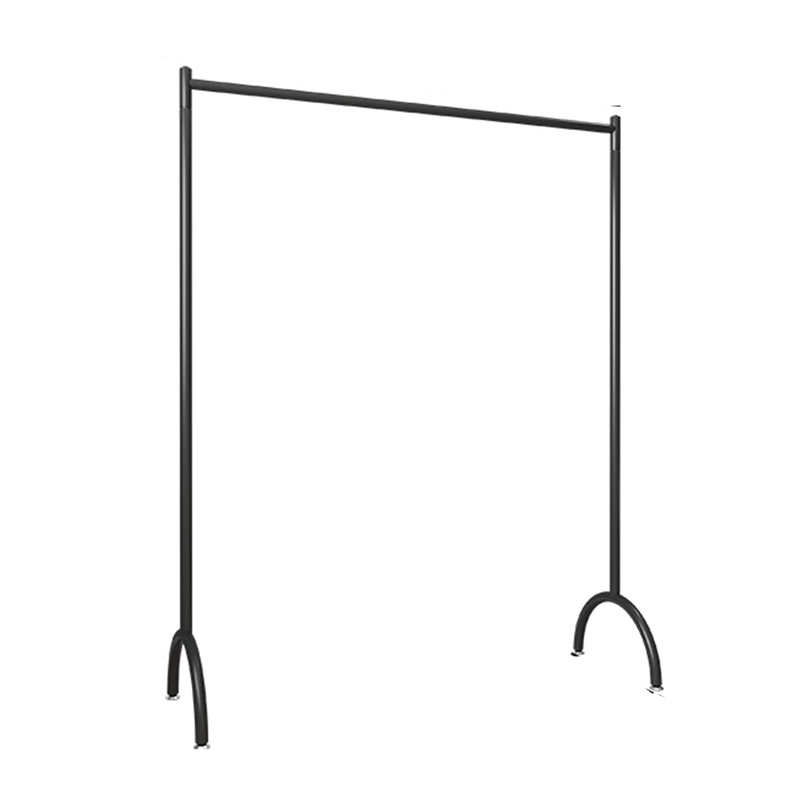 Kleiderständer Nordic Modern Kleiderstange Bodenstehend Metall Kleiderständer Einzelstange Kleiderständer Kleiderständer Für Schlafzimmer Boutique, tragend 80 kg (Größe: 150 x 40 x 150 cm, Farbe: Sc