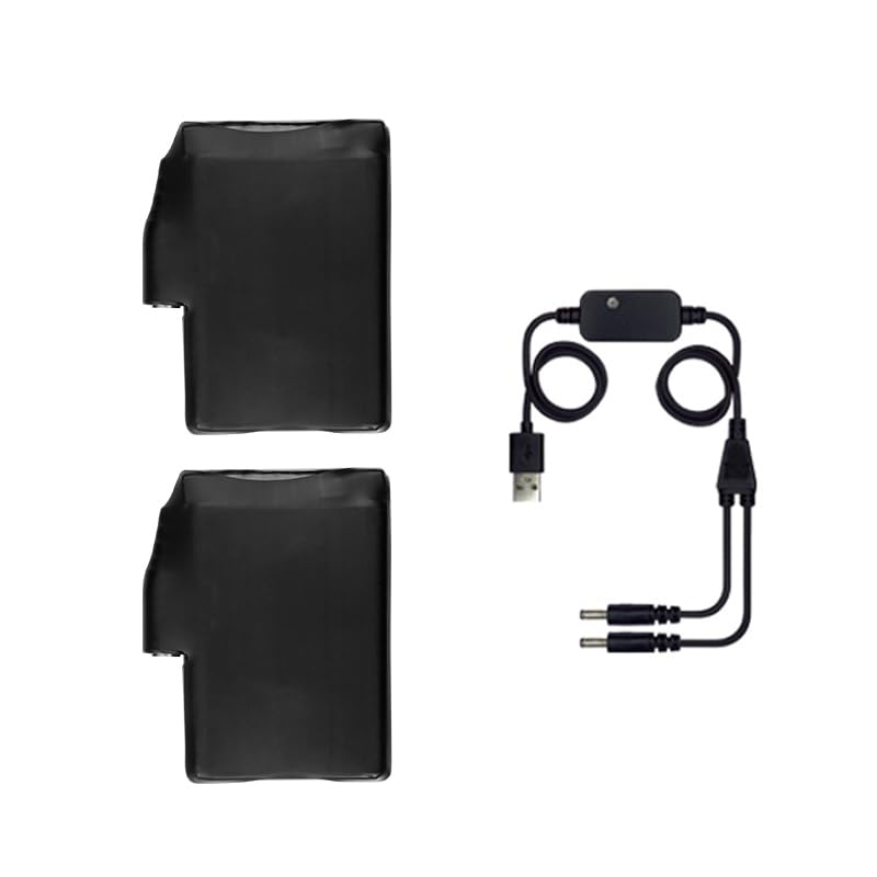 G-HEAT - Batterie BATG01 per guanti - Lunga durata - Resistenti. Un paio di batterie incluse con cavo di ricarica.