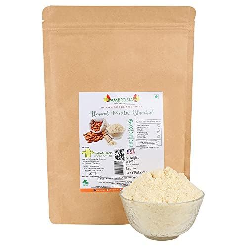 Ambrosia Fine California Almond Flour 250 Gram (Pack Of 3), Powder Without Skin, Keto Friendly Blanched Powderalmond Flour For Baking Breads, Cakes, & Making Rotis (B0C9DG86D6) Amazon Price History, Amazon Price Tracker