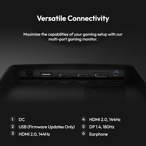 Image of Pixio PX278 Wave 27 inch 180Hz Refresh Rate Quad HD 1440p Resolution Fast IPS Panel 1ms GTG Response Time Built-in Speakers Gaming Monitor with AMD FreeSync