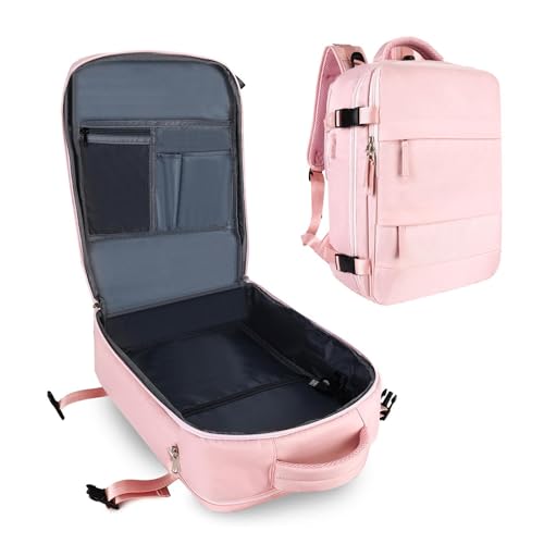 Sac à dos cabine femme grand format pour protéger PC 15.6 pouces et charger son téléphone