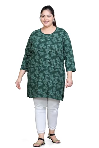 Image of RYSH Women's Plus Size Printed Longline Tops | Printed longline tops in multiple colours and plus sizes