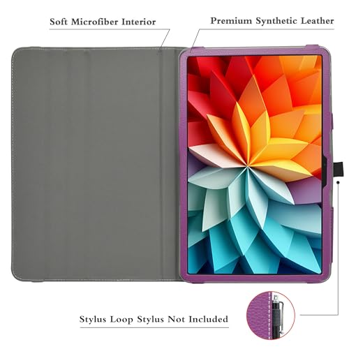 Étui rotatif pour DOOGEE T36 coque Blackview Mega2 12 pouces violet - 5