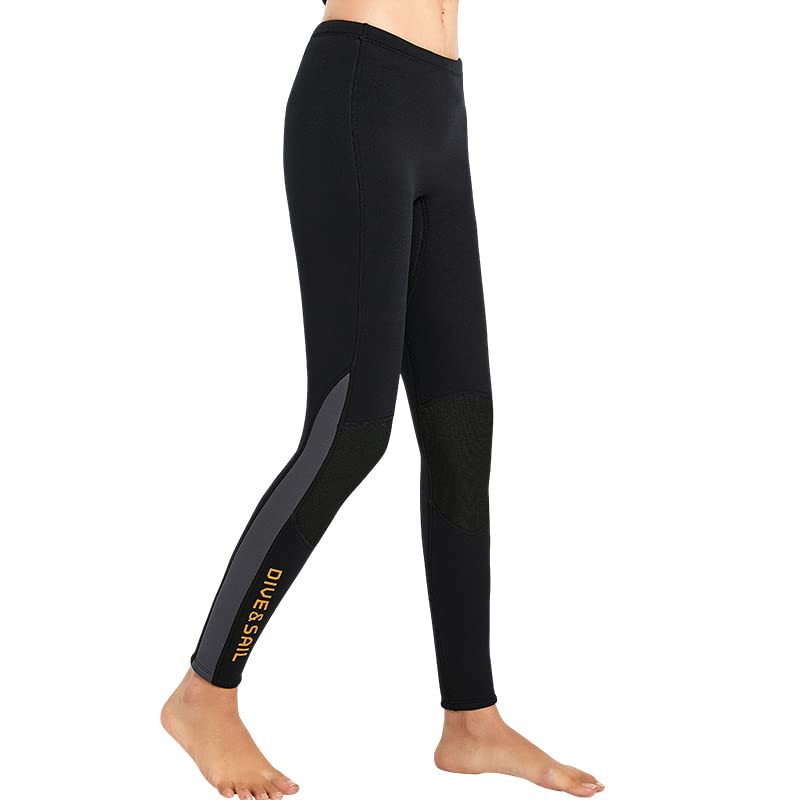EUPTE 3mm Diving Wetsuit Pants Swimming Pants Leggings for Women Men (S, Women)