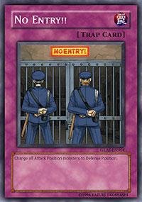 Amazon.com: Yu-Gi-Oh! - No Entry! (GLAS-EN064) - Gladiators Assault - 1st  Edition