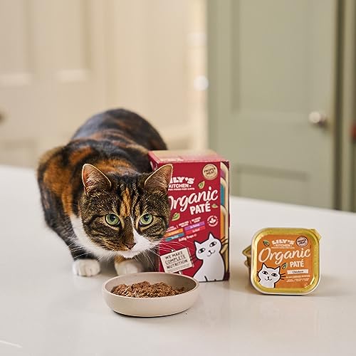 Lily's Kitchen Nassfutter-Pastete für erwachsene Katzen, hergestellt mit natürlichen Zutaten, Bio-Hähnchen mit Fisch… – Ansicht 6