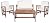 SAFAVIEH Outdoor Collection Fontana Natural/ Beige 4-Piece Conversation Patio Set with Cushions