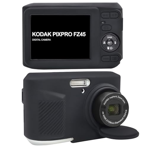 Funda de silicona para cámara Kodak PIXPRO FZ45 negra