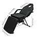 Tattoo Chair, Portable Adjustable Massage Facial Bed, Multifunction Beauty Facial Lash Bed with Armrests Headrest Carry Bag for Esthetician Chair, Foldable Salon Spa Chairs for Eyelash Extensions