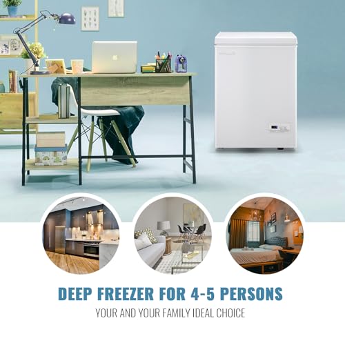 Demuller YX-DEMULLER-63-WHITE Chest Freezer Small Deep Freeezer thumb #8