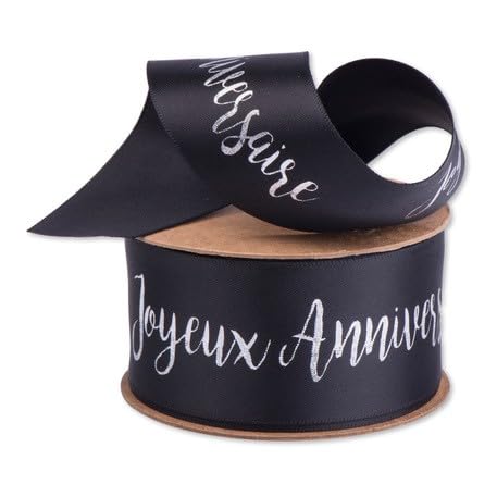 Ruban en satin joyeux Anniversaire