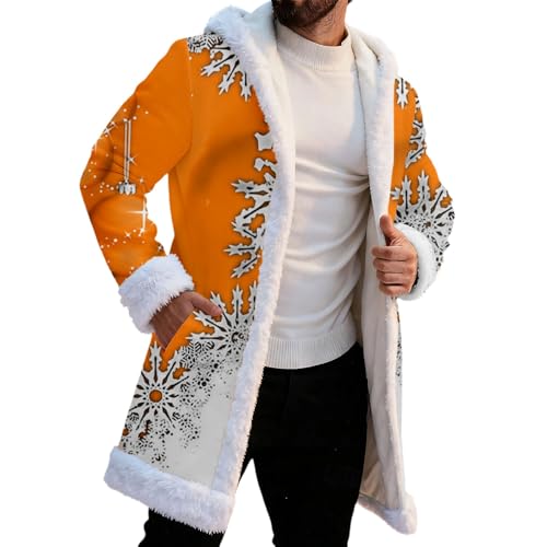 Cárdigan de invierno para hombre chaqueta de punto con forro polar abrigo casual