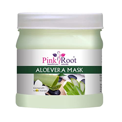 Image of Pink Root Aloe Vera Mask 500gm with Coffee Gel Scrub 500gm