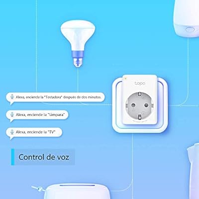 Tp link tapo p100 4 pack mini enchufe inteligente wi fi optimo para programar el encendidoapagado y ahorrar energia no necesita hub compatible con alexa y google home