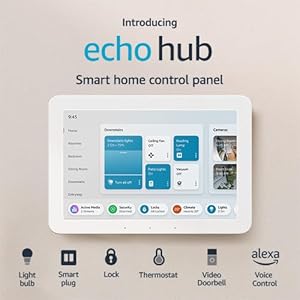 Introducing Echo Hub | 8” smart home control panel with Alexa | Compatible with thousands of devices