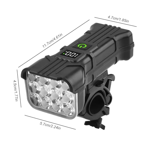 Phare de vélo rechargeable avec klaxon intégré pour trajets quotidiens - 5