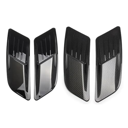Style carbone écope de capot Mustang 2015-2022 panneau de ventilation ABS - 3