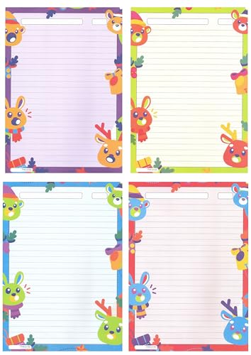 Image of Alvika - Pack of - 40 Design - 025 A4 Size 140 GSM One Side Ruled Multipurpose Designer Colored Art & Craft Sheets for Scrapbooking, Projects