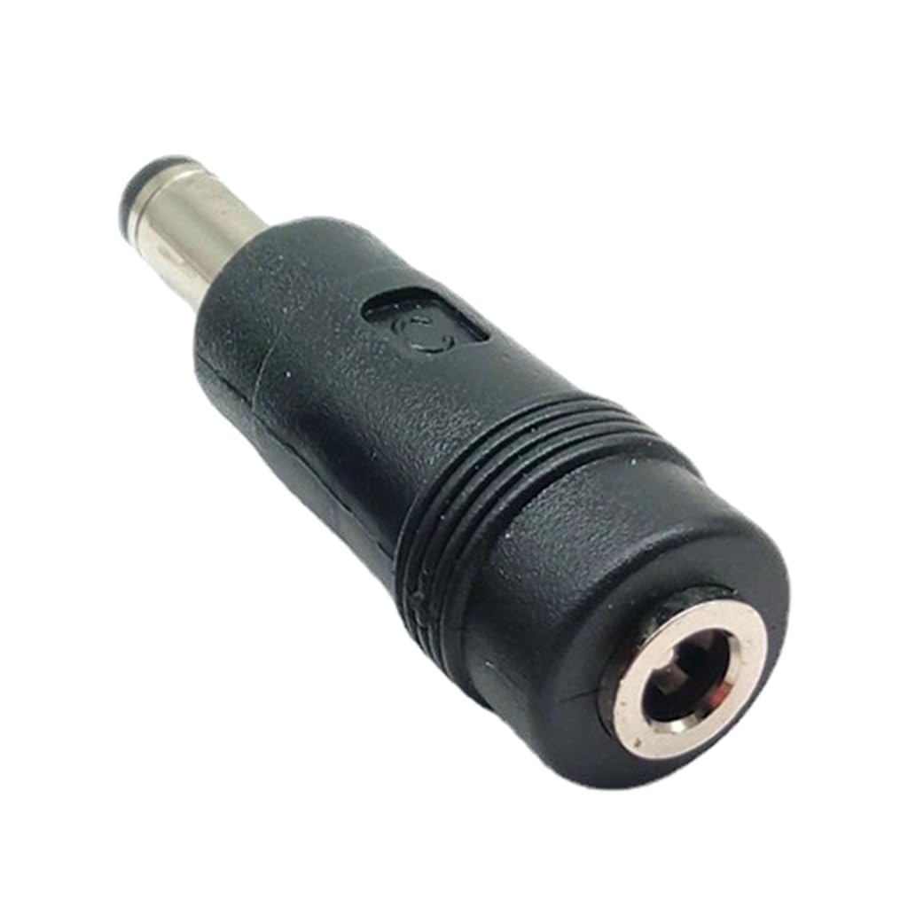 Elnwnnkc Direct Current 4.0x1.7mm to 5.5x2.1mm Power Adapter Female to Male Charging Converter Connector for Laptops Power