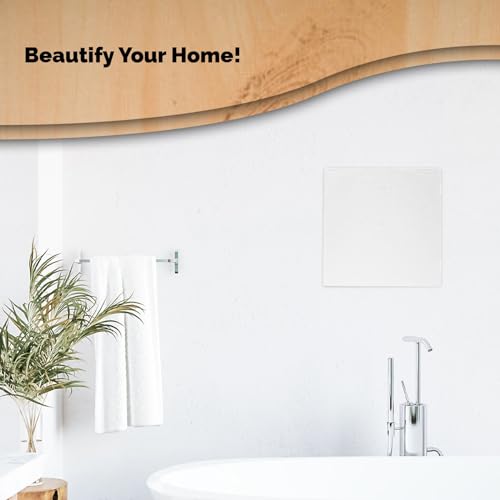Morvat Adjustable Spring Access Panel 12"x12" Inches, for Drywall, Ceiling, Electrical, Plumbing Heavy-Duty & Easy Install, Wall Hole Cover Plate, White | Fits 7.5"x8.5" - 12"x12" Inches | (4-Pack) by Morvat - Image 6