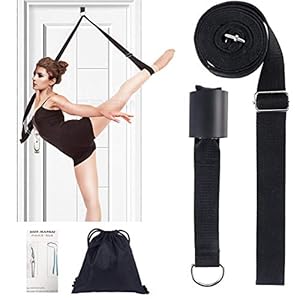 Price-Xes-Adjustable-Leg-Stretcher-Lengthen-Ballet-Stretch-Band-Easy-Install-on-Door-Flexibility-Stretching-Leg-Strap-Great-Cheer-Dance-Gymnastics-Trainer-Stretching-Equipment-Taekwondo-Training Adjustable Leg Stretcher Lengthen Ballet Stretch Band - Easy Install on Door Flexibility Stretching Leg Strap Great Cheer Dance Gymnastics Trainer stretching equipment taekwondo Training (black)