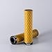 Fabric Honey Dijon Bike Handlebar Grips Bicycle Grips with Hexagonal Texture - Recycled Core and Durable Rubber - 132 x 30 mm - Honey Dijon FHG-01