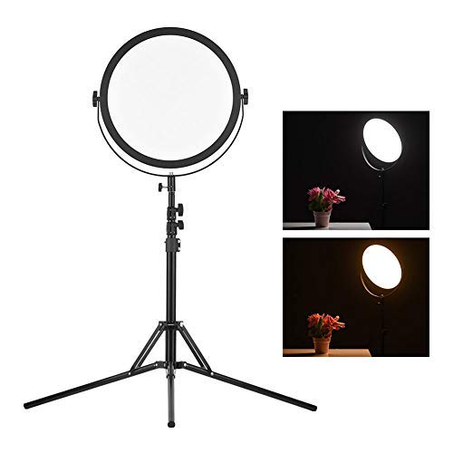 LXDDP 50W LED-Ringlicht, entflammbare Ringlampe mit Lichtstativ, 3 Lichtmodi und 10 Helligkeitsstufen für Fotografie und…