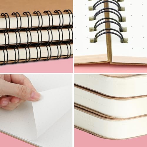 Carnet de notes B5 grille à pois pour esquisse et mathématiques - 4